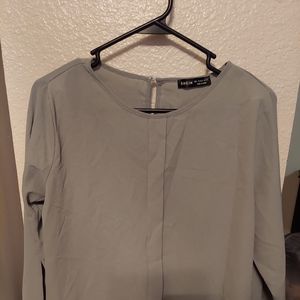 Sage Green Shein Top